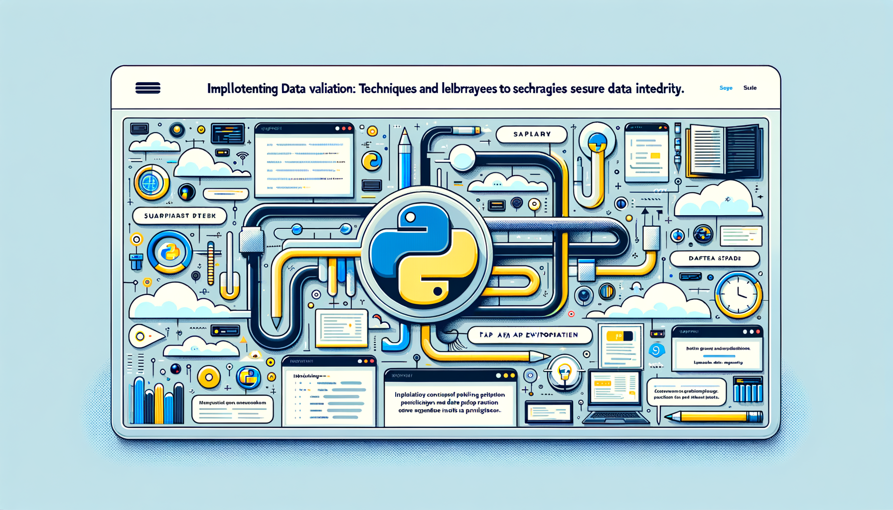 Implementing Data Validation in Python Applications: Techniques and Libraries to Ensure Data Integrity